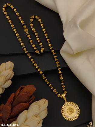 Amazing looking rudraksh mala with delightful om pendant ML-024-Rudraksh mala