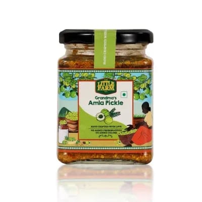 The Little Farm Co Amla Pickle  Achar (No Preservatives)