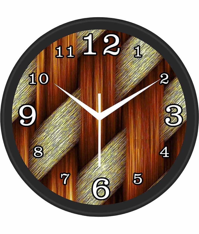 Trendy Homes Circular Analog Wall Clock