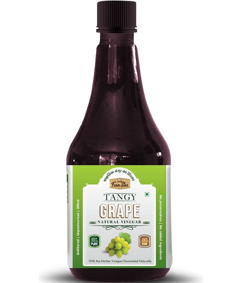 Farm Star Grape Cider Vinegar Angoor Vinegar Fermented 300 ml