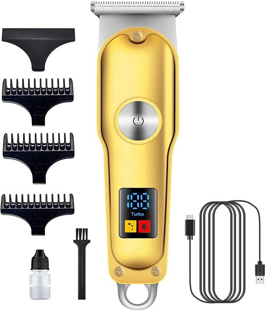 geemy Led Display Multicolor Cordless Beard Trimmer With 60 minutes Runtime