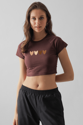 Heart's -Baby tee-XS