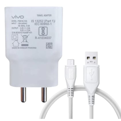 Vivo U3x 18W Dual Engine Mobile Charger with Data Cable