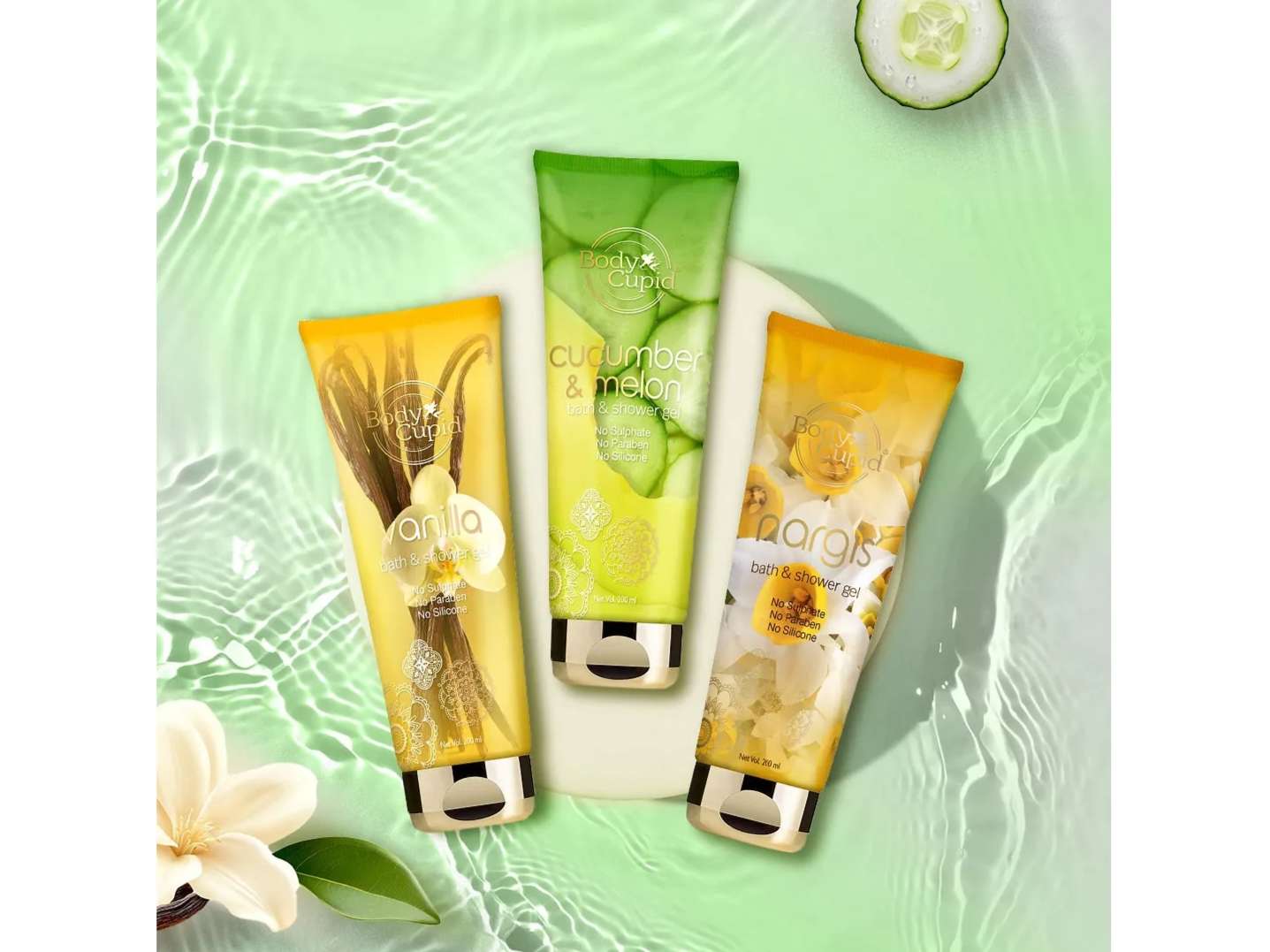 Body Cupid Daily Freshness Shower gels - Set of 3