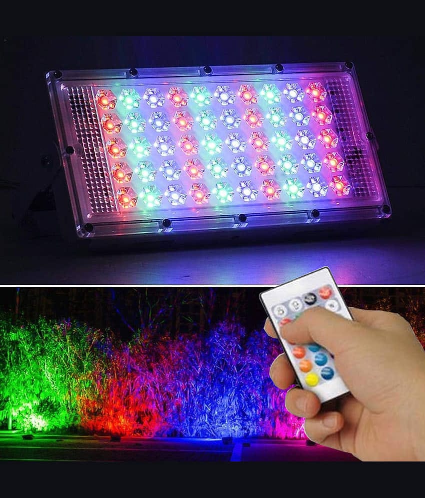 SPARKWORLD RGB 50 Watts Flood Light ( Pack of 1 )