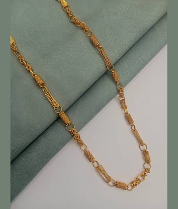 H M PRODUCT Gold Plated Chain ( Set of 1 )