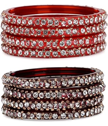 Somil - Multicolor Bangle Set (Pack of 2)