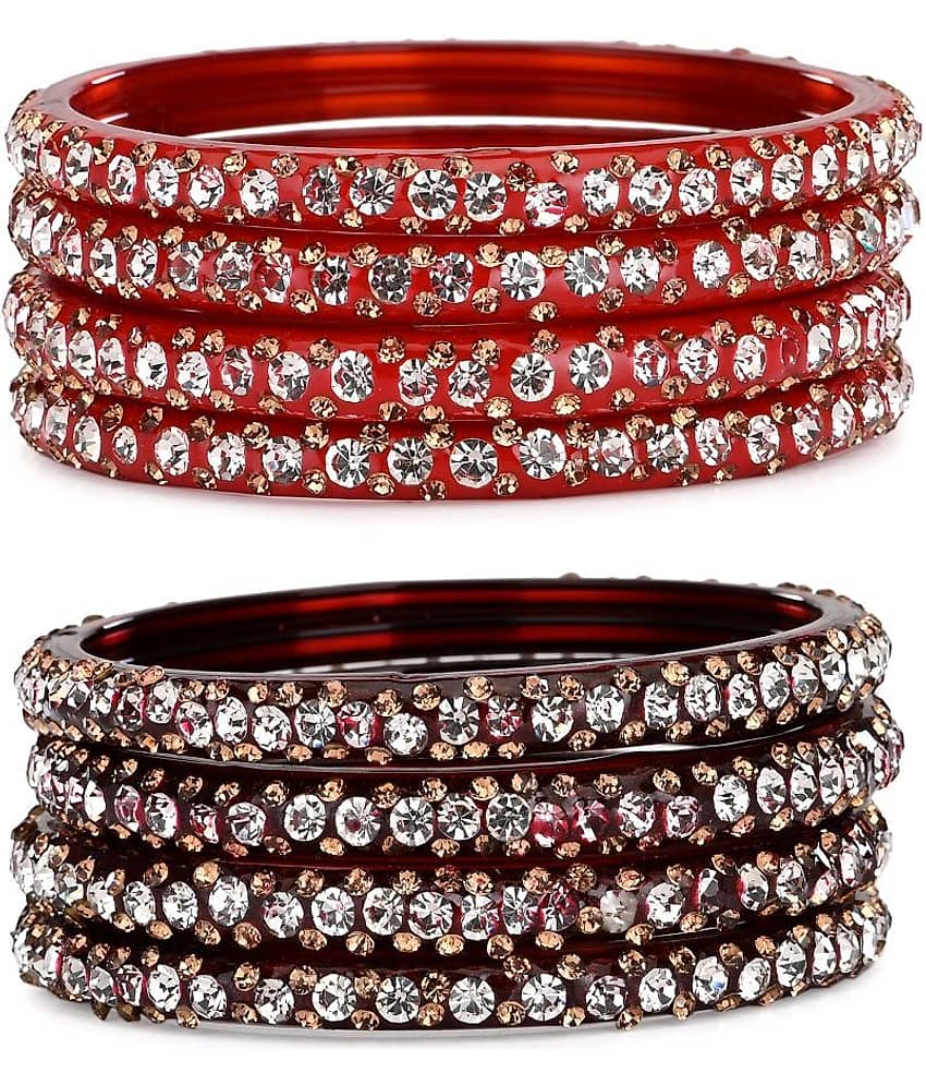 Somil - Multicolor Bangle Set (Pack of 2)