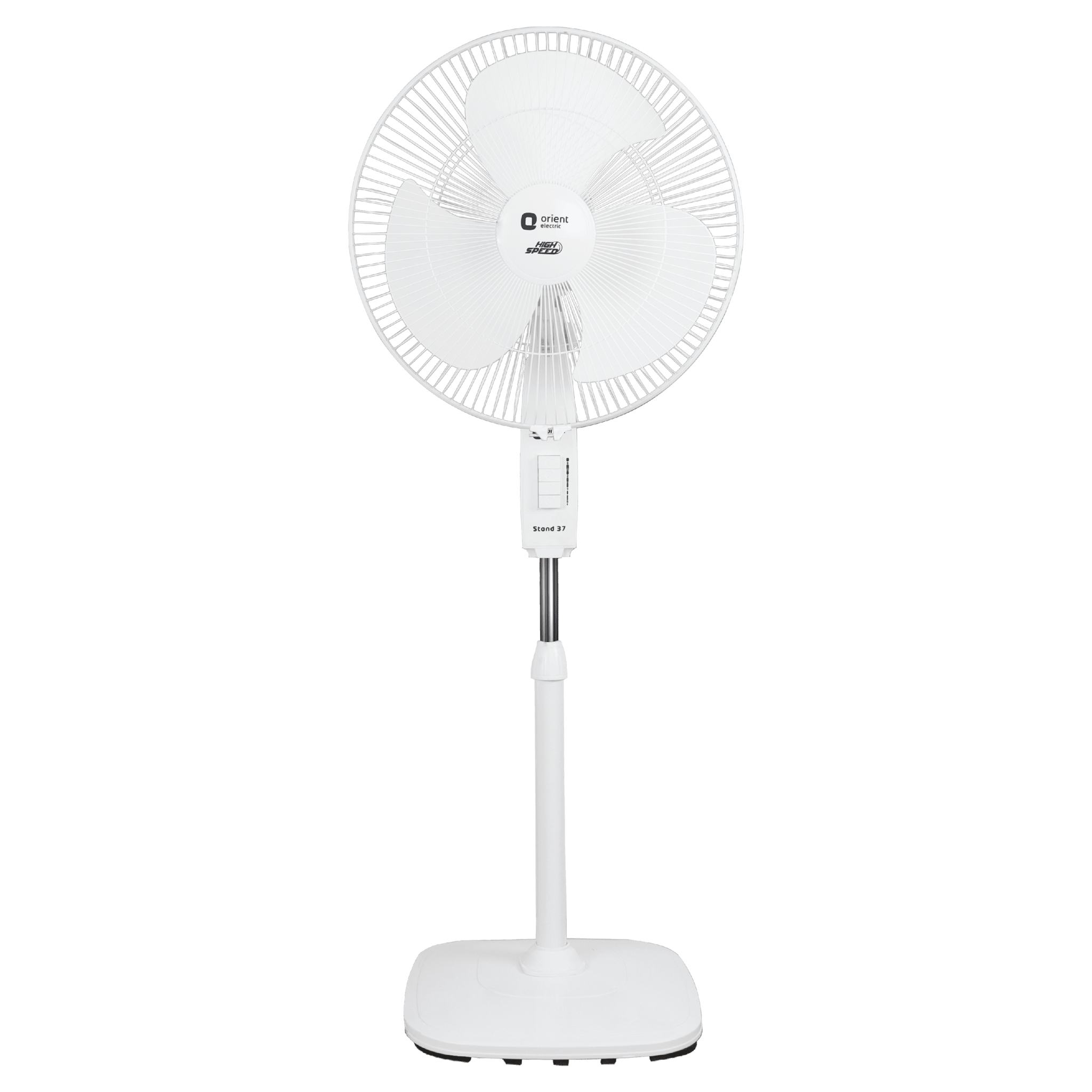 Stand 37 High Speed 400MM Pedestal Fan Stand 37 High Speed 400MM Pedestal Fan - White