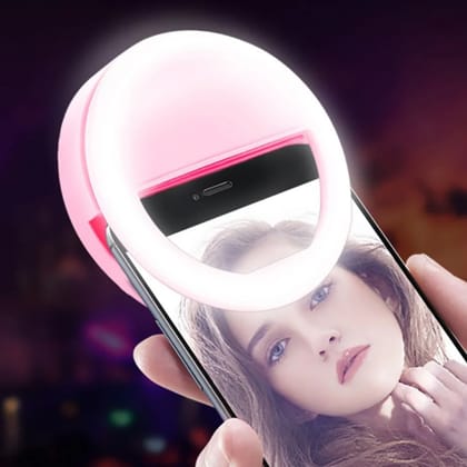 Phone Selfie Ring Light Battery Operated Clip-On Light for Smartphone Photography (Battery Not Included) Phone Selfie Ring Light Battery Operated Clip-On Light for Smartphone Photography (Battery Not Included)