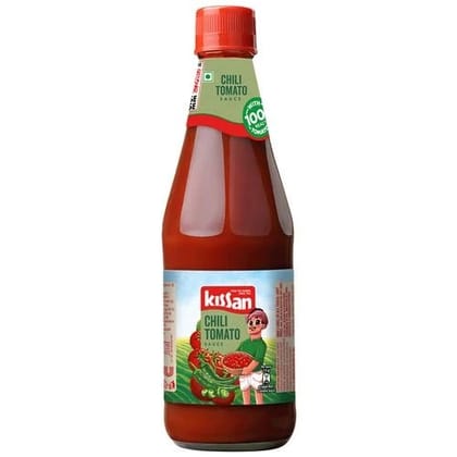 Kissan Chilli Tomato Sauce, 200 g Bottle
