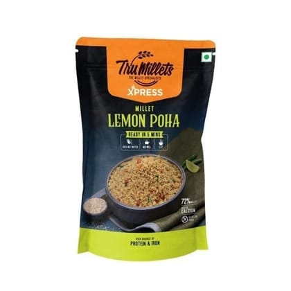 Trumillets 180gm Instant Kodo Millet Lemon Poha Powder Mix With Rice | Traditional Masalas Mix | Ready to Cook | Tasty Ready to Eat Lemon Poha | No Artificial Colors and Flavours Trumillets 180gm Instant Kodo Millet Lemon Poha Powder Mix With Rice | Traditional Masalas Mix | Ready to Cook | Tasty Ready to Eat Lemon Poha | No Artificial Colors and Flavours