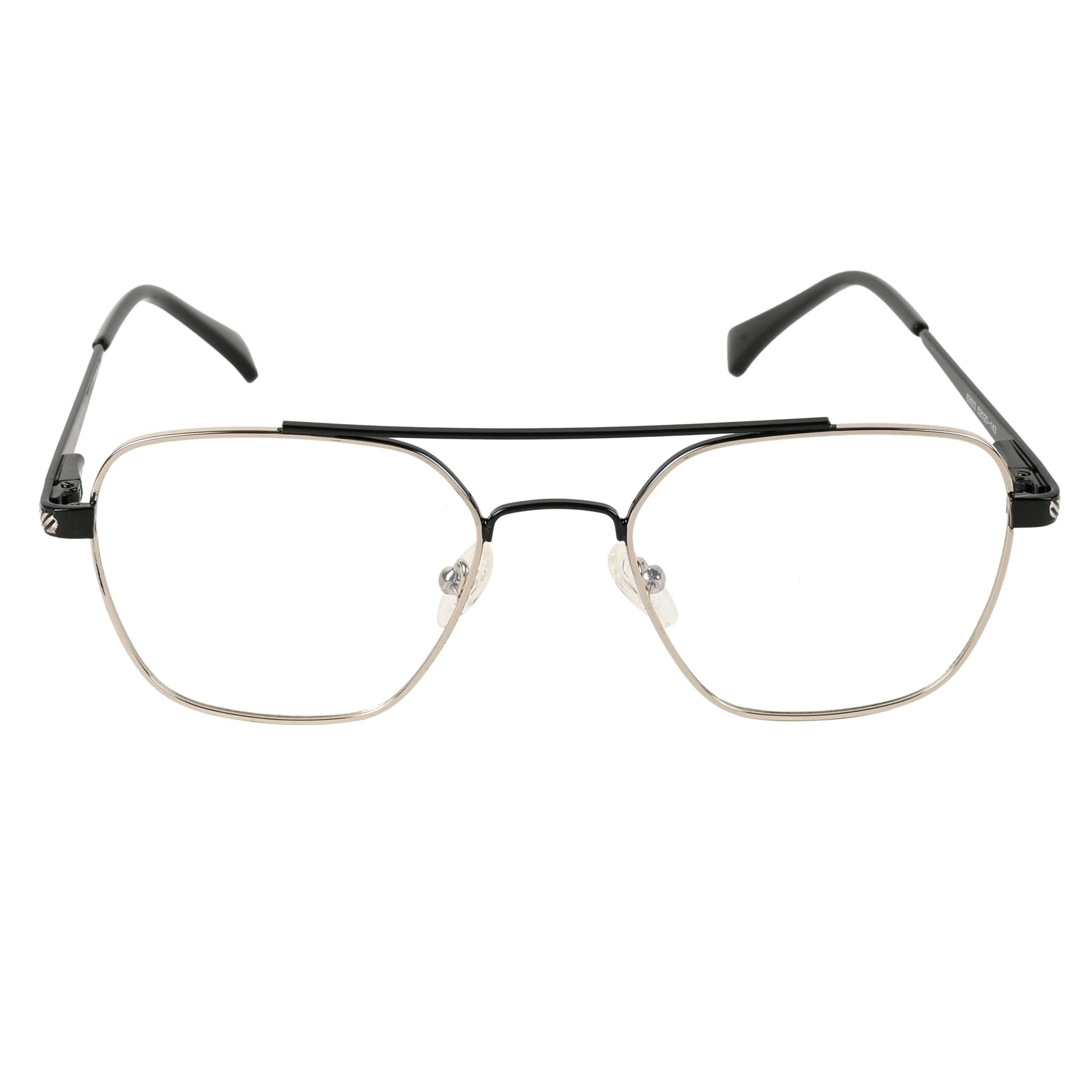 TERRY & CO | Zero Power Blue Cut Eyeglasses | Metal Frame | Medium Size | Anti-Reflective, UV Protection, Lightweight | Spring Hinges | Unisex