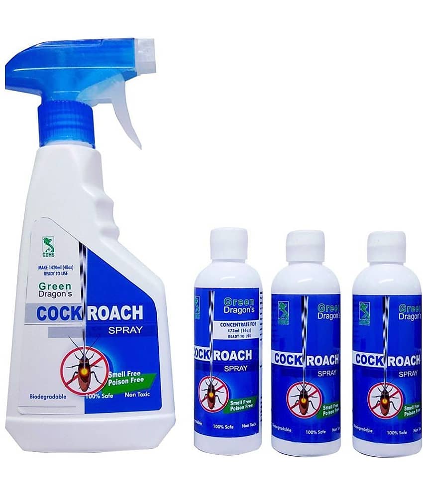 Green Dragon's Cockroach Spray | Make Ready to Use 1420ml