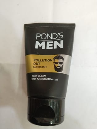 Pond's Men Pollution Out Facewash Deep clean With activated charcoal 