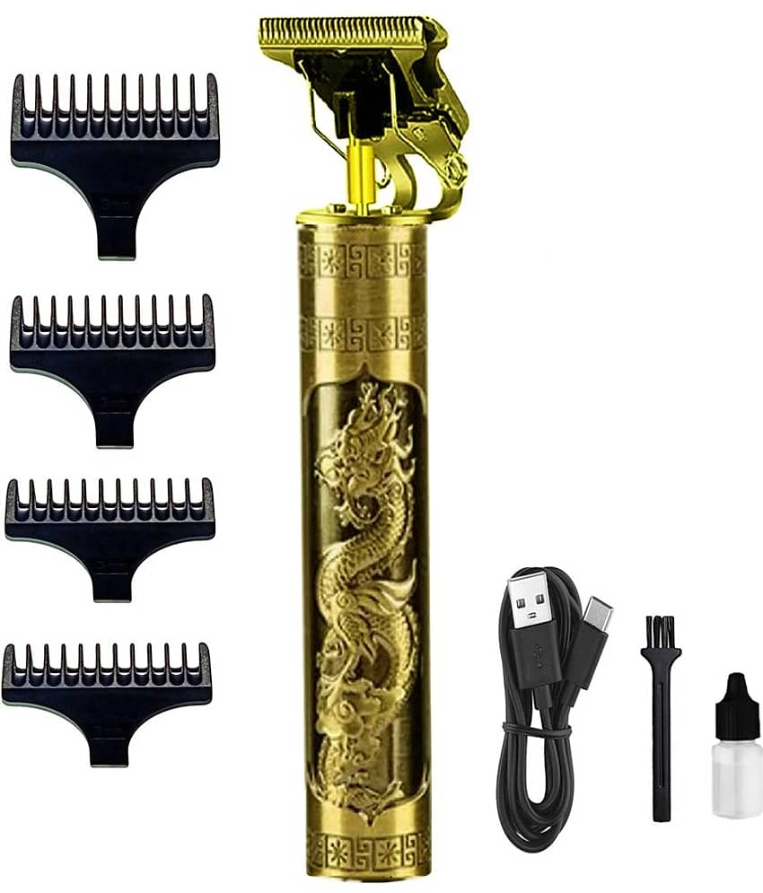 geemy - Sharp Razor Cut Gold Cordless Beard Trimmer With 60 minutes Runtime