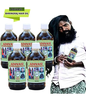 Growkesh - Hair Growth Bhringraj Oil 500 ml ( Pack of 5 )