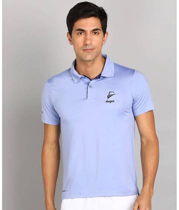 SLAGEN - Lavender Polyester Regular Fit Men's Sports Polo T-Shirt ( Pack of 1 )