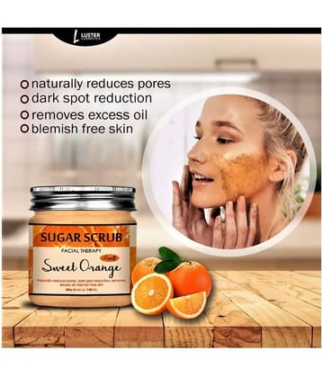 Luster Sweet Orange Sugar Facial Scrub 200 gm