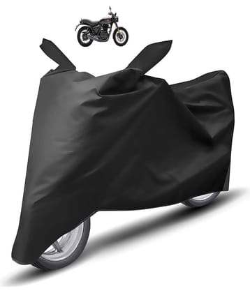 Caronix Bike Body Cover for Royal Enfield Hunter 350 ( Pack of 1 ) , Black