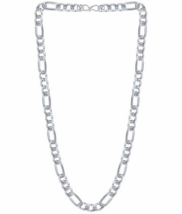 Silver Shine - Silver Plated Chain ( Pack of 1 ) - Silver