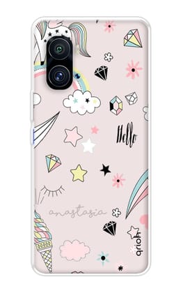 Unicorn Doodle Soft Cover For iQOO 9 Pro