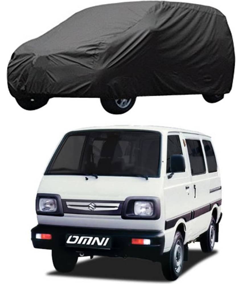 Autoretail Grey Color Dust Proof Car Body Polyster Cover Polyster For Maruti Suzuki Omni