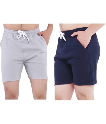 GTwo Multicolor 1 Cotton Blend Men's Shorts ( Pack of 2 )