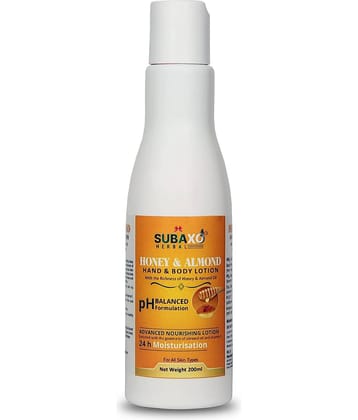Subaxo Honey & Almond Subaxo Herbal Lotion
