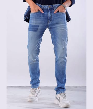 HARDSODA Slim Fit Distressed Men's Jeans - Blue ( Pack of 1 )