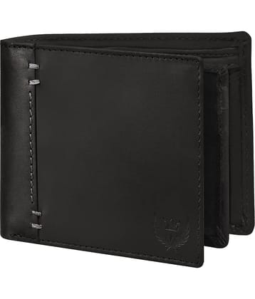 Lorenz Maroon 100% Leather Men's RFID Wallet ( Pack of 1 )
