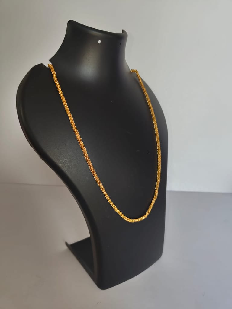 Gold Plated Traditional Indian Ball Chain Necklace for Women