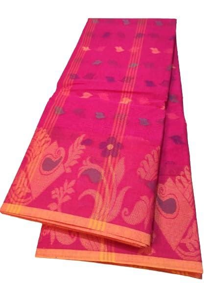 SG's Collections Pure Cotton Thread Jamdani Woven Design Jamdani Saree