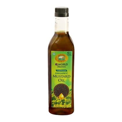 Elworld Agro & Organic Food Products Mustard Oil 900ml Elworld Agro & Organic Food Products Mustard Oil 900ml