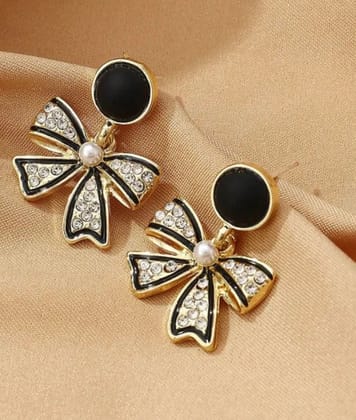 Midnight Bow Earrings