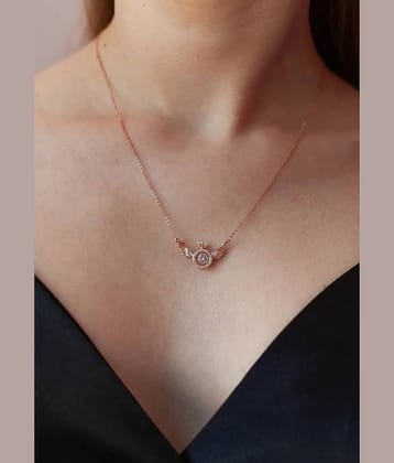 MGSV Rose Gold Pendant set ( Pack of 1 )