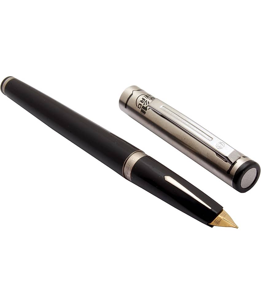 Srpc Early Hero 240 Black Color Fountain Pen converter system Arrow Inlaid Grip Coveted Aircraft Duckbill Nib Stainless Steel Cap