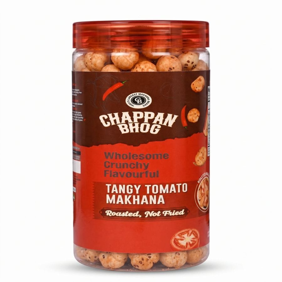 Chappan Bhog Tangy Tomato Makhana - 70 gm - One plastic jar