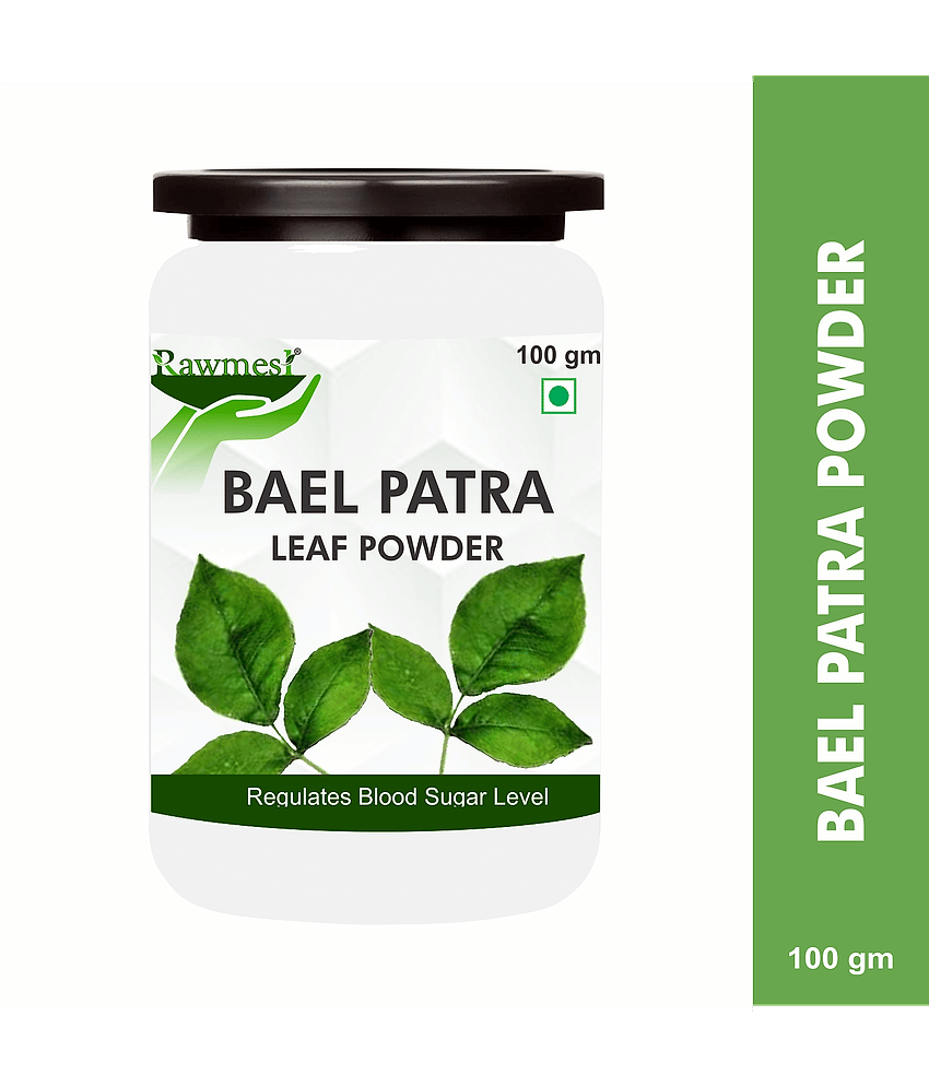 Rawmest Bael Patra Leaf For Diabetes Powder 100 Gm Pack of 1