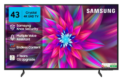 Samsung 108 cm (43 inches) Crystal 4K Vista Pro Ultra HD Smart LED TV UA43UE86AFULXL Samsung 108 cm (43 inches) Crystal 4K Vista Pro Ultra HD Smart LED TV UA43UE86AFULXL - Black / 43 Inches