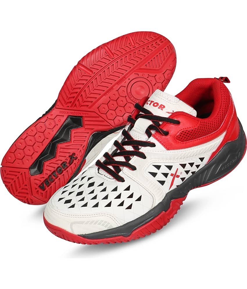 Vector X  CS-2500 Court Shoes Non-Marking Red Male