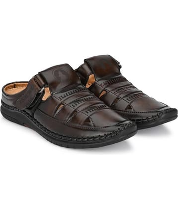 Rising Wolf - Black Men's Sandals