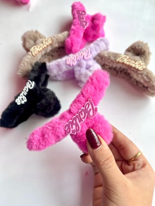 Barbie Furr Clutcher | Pinteresty Barbie clutcher (1pc)-Pink
