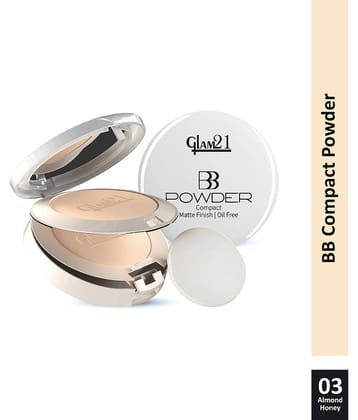 Glam21 2in1 Compact Powder Weightless Peerless Longlasting Matte Finish Look 20g Shade-01