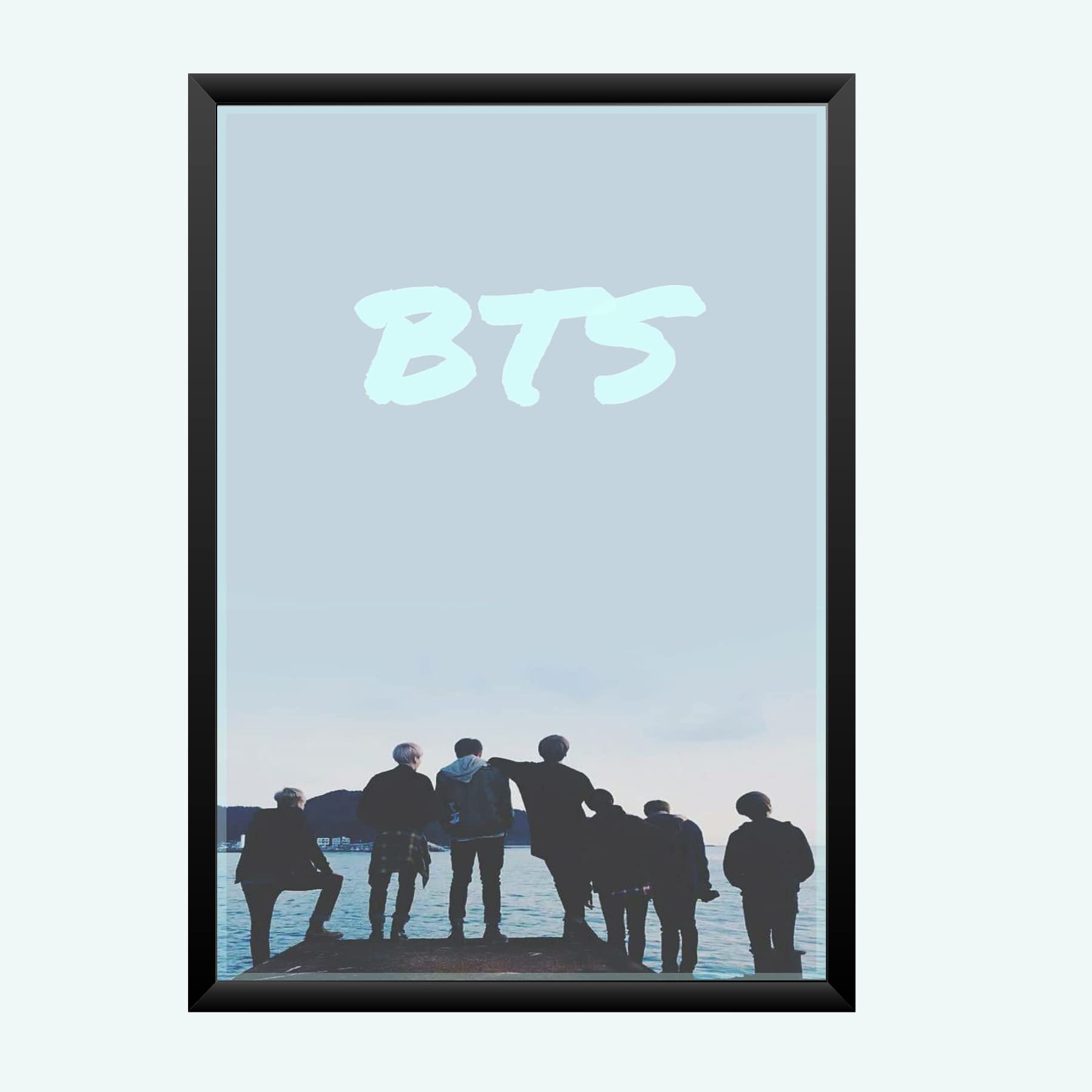 Nokkes Bts Army Bangtan Boy V suga J-Hope Jungkook Jin Jimin Rm 8X12 Inch Size Photo Frame Photo Home Office_bts2_87