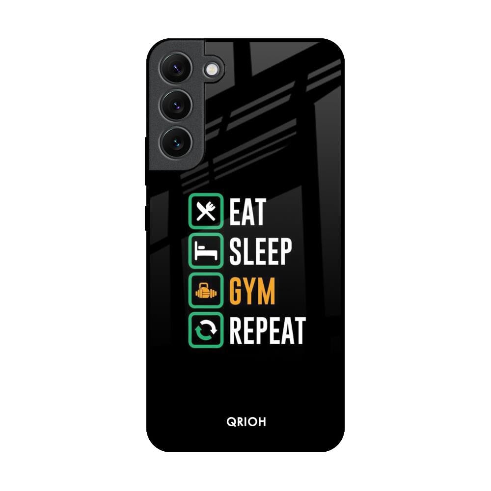 Daily Routine Glass Case for Samsung Galaxy S22 Plus 5G