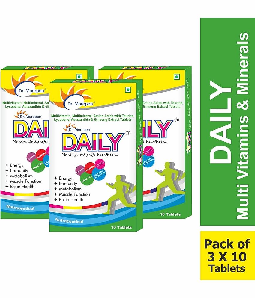 Dr. Morepen - Multivitamins for Men & Women (Pack of 3)