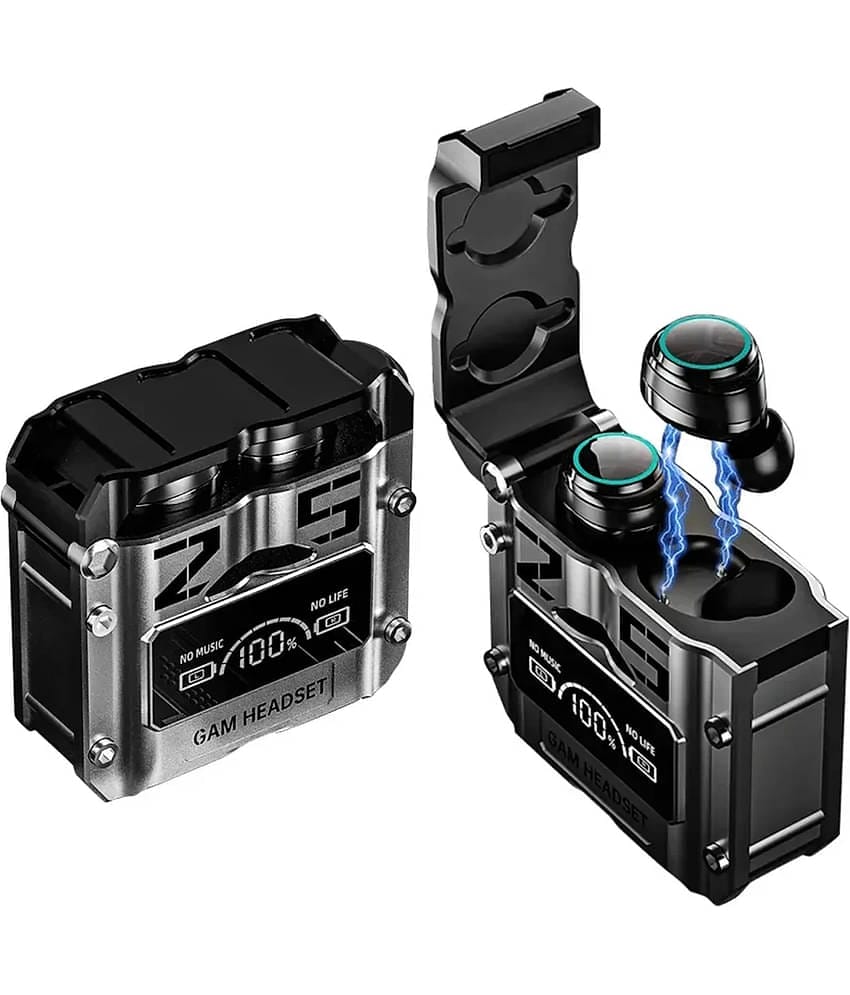 VERONIC M25 Bluetooth True Wireless (TWS) In Ear 30 Hours Playback Fast charging,Powerfull bass IPX4(Splash & Sweat Proof) Assorted