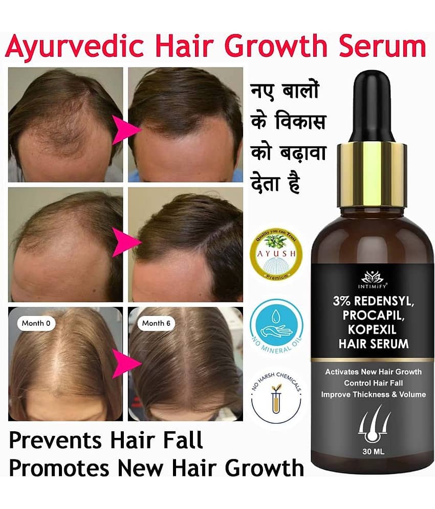 Intimify 3% Redensyl Procapil Kopexil Hair Serum Hair Growth Serum Hair Fall Serum 30ml