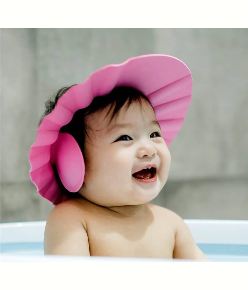 KALRA MAGIC Pink EVA Foam Shower Cap ( 1 pcs )